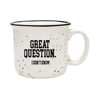 This Podcast Will Kill You: Great Question Camping Mug