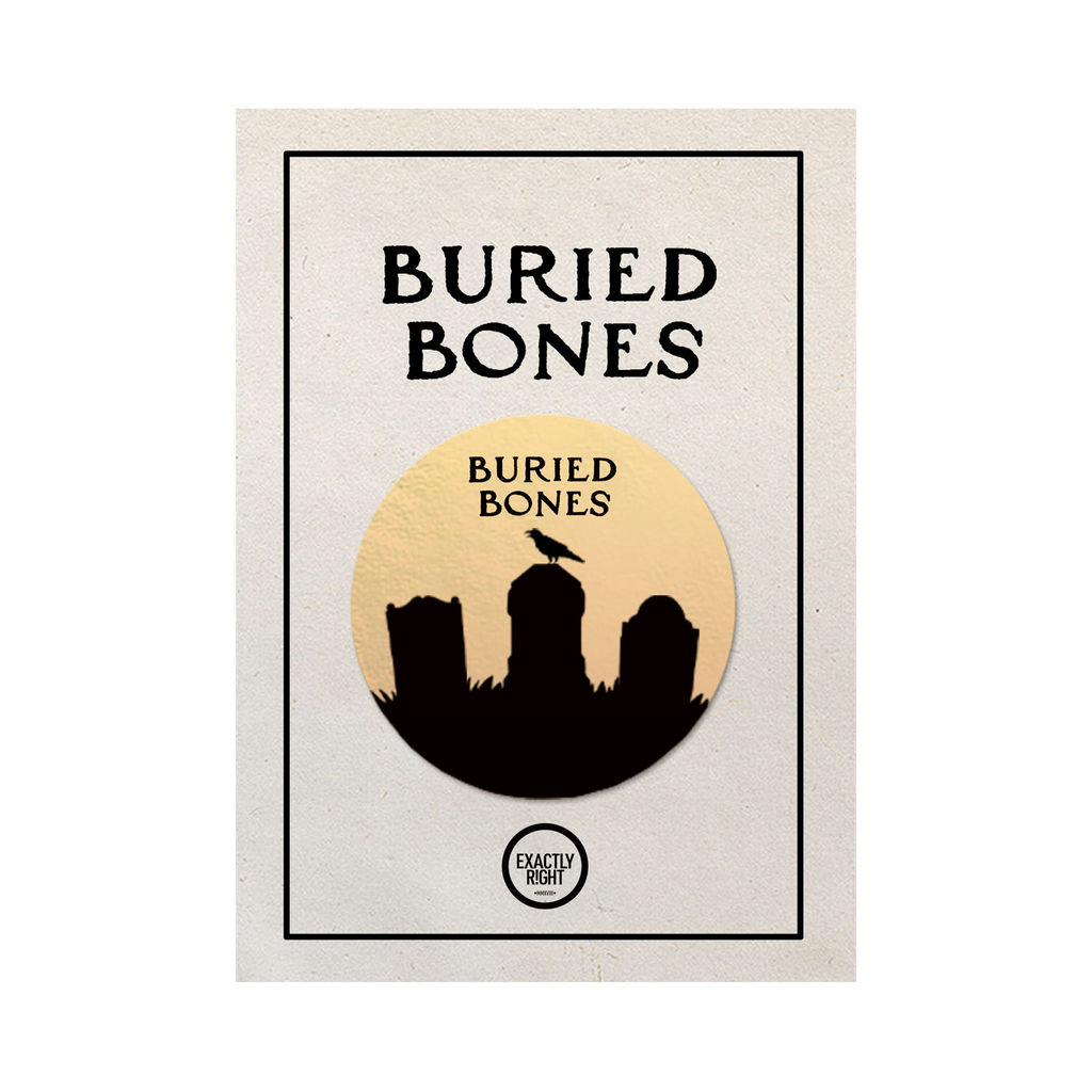 buried-bones-logo-pin-exactly-right-media-official-podcast-merchandise