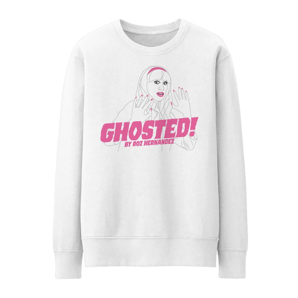[GRAVER]★GHOST CENTER SWEATSHIRT Say Boo Ghost Sweatshirt – Jade Street Market