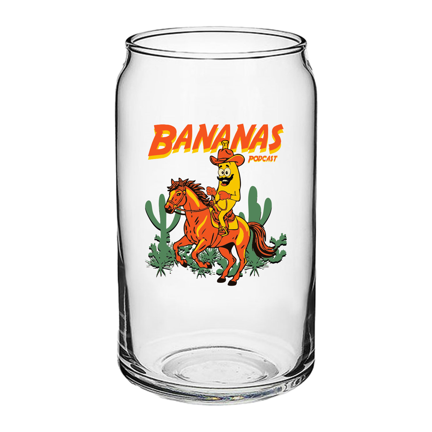 Bananas Cowboy Pint Glass