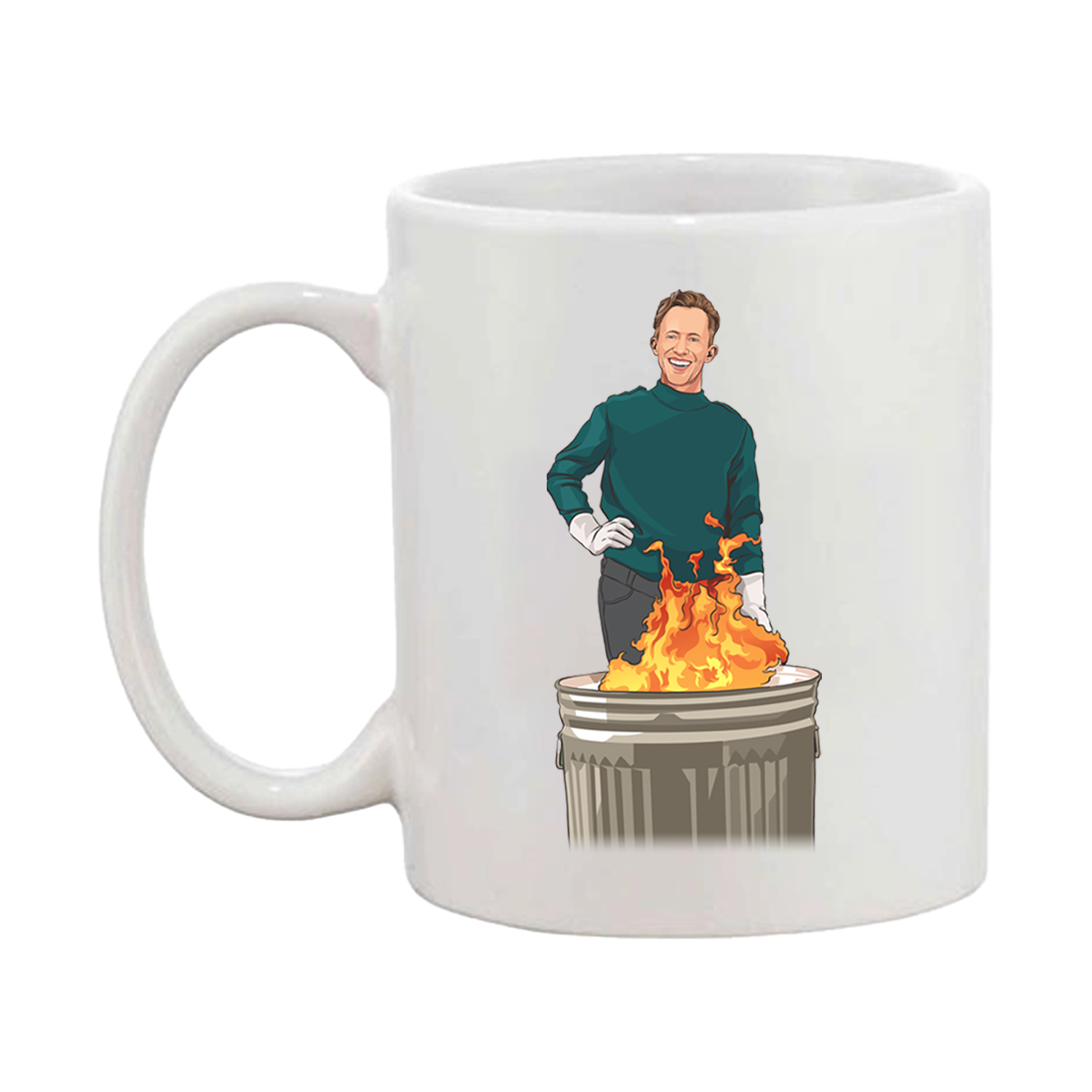 I Said No Gifts: Burning Gifts in a Garbage Can Mug