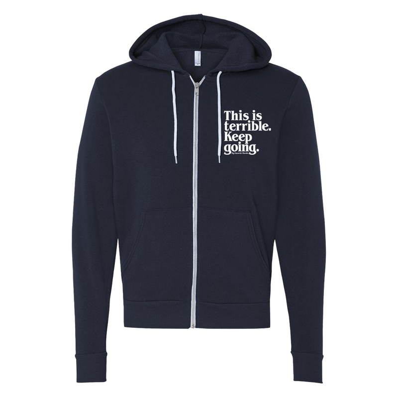 Keep Going Zip-Up Hoodie