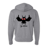 Mothman Unisex Zip-Front Hoodie