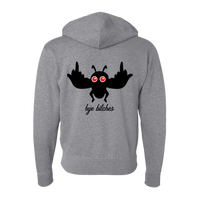 Mothman Unisex Zip-Front Hoodie