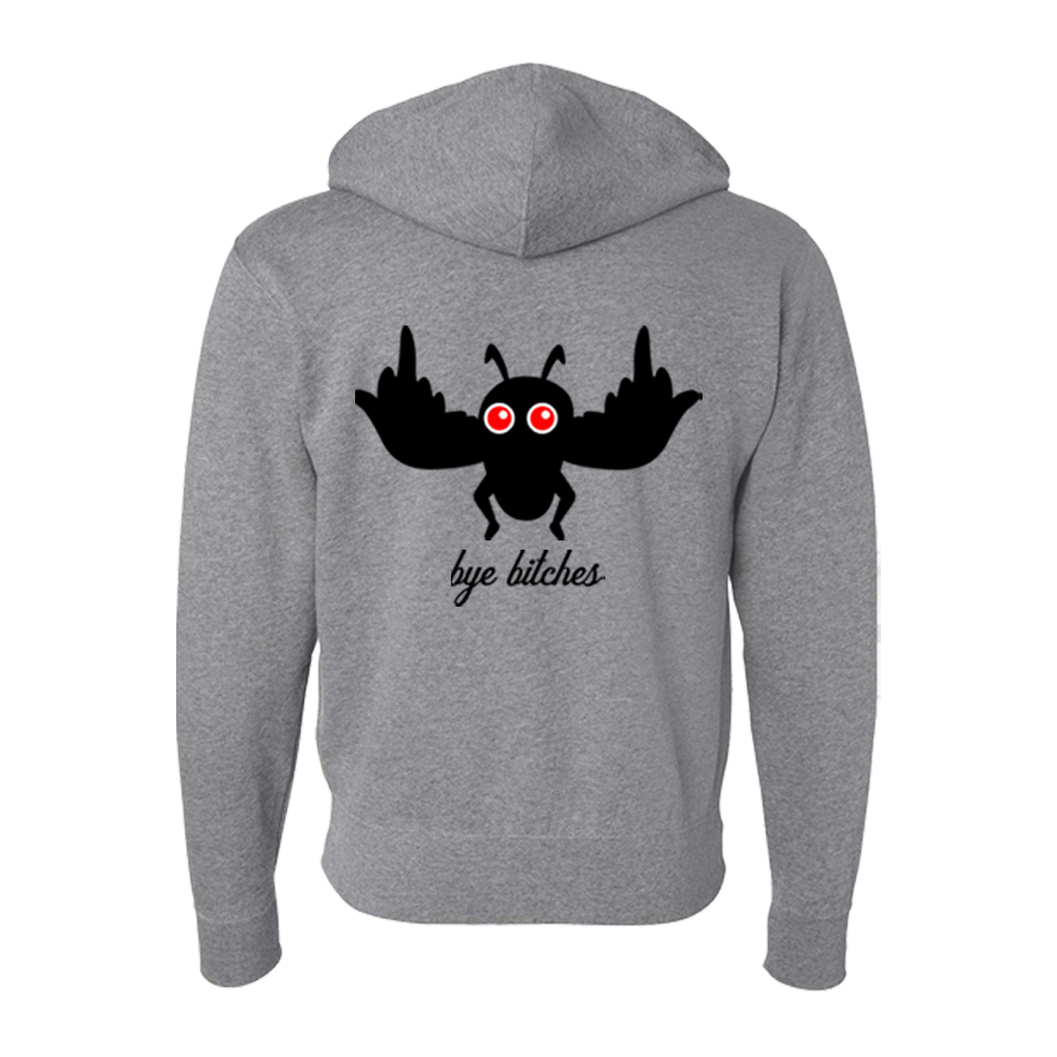 Mothman Unisex Zip-Front Hoodie