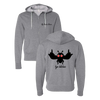 Mothman Unisex Zip-Front Hoodie