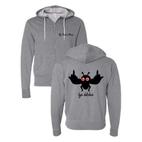 Mothman Unisex Zip-Front Hoodie