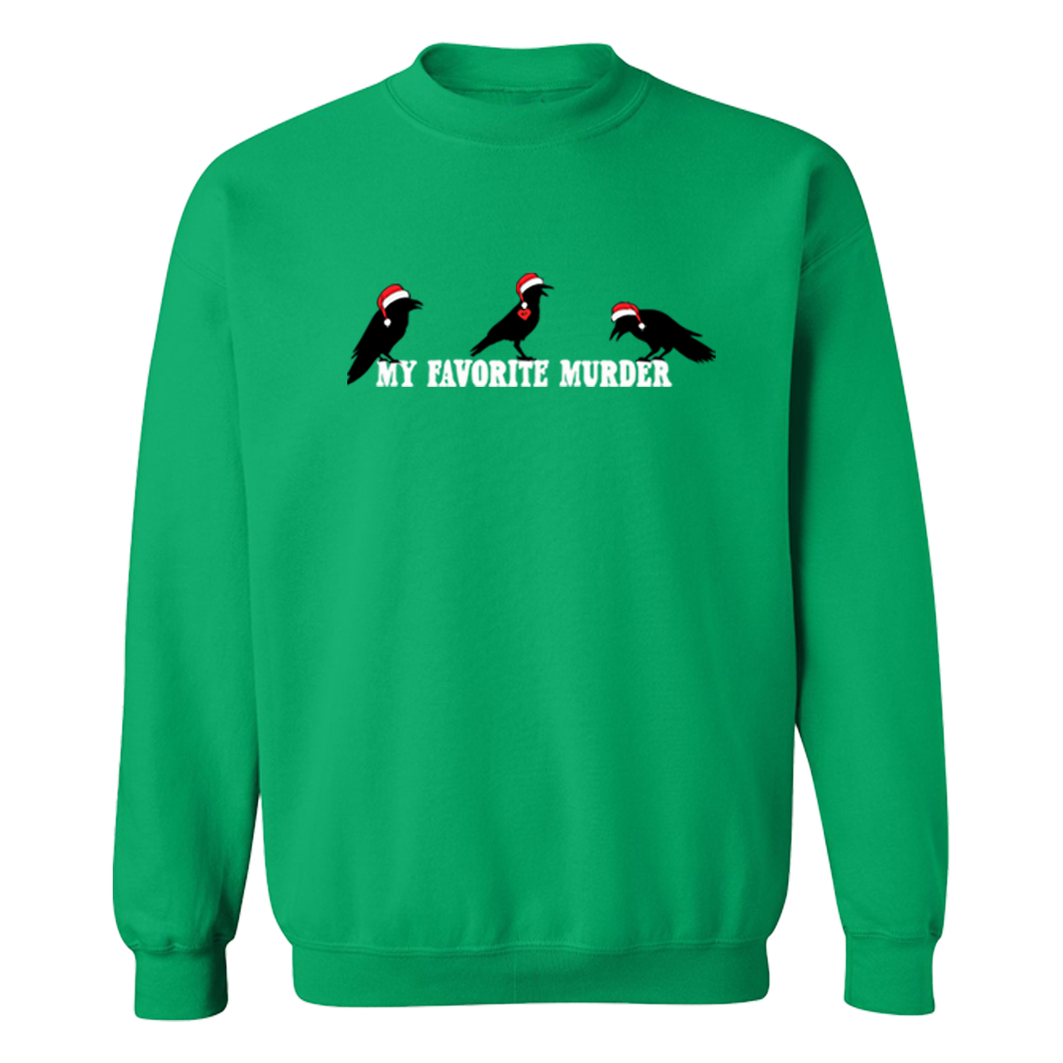 MFM Crows w/Santa Hats Crewneck Sweatshirt