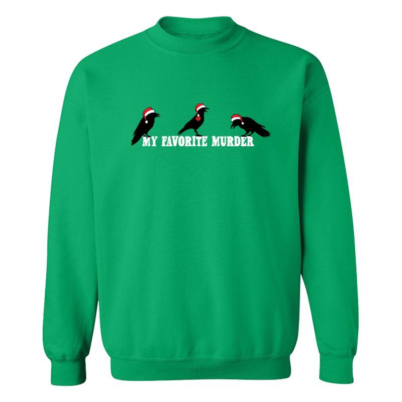 MFM Crows w/Santa Hats Crewneck Sweatshirt