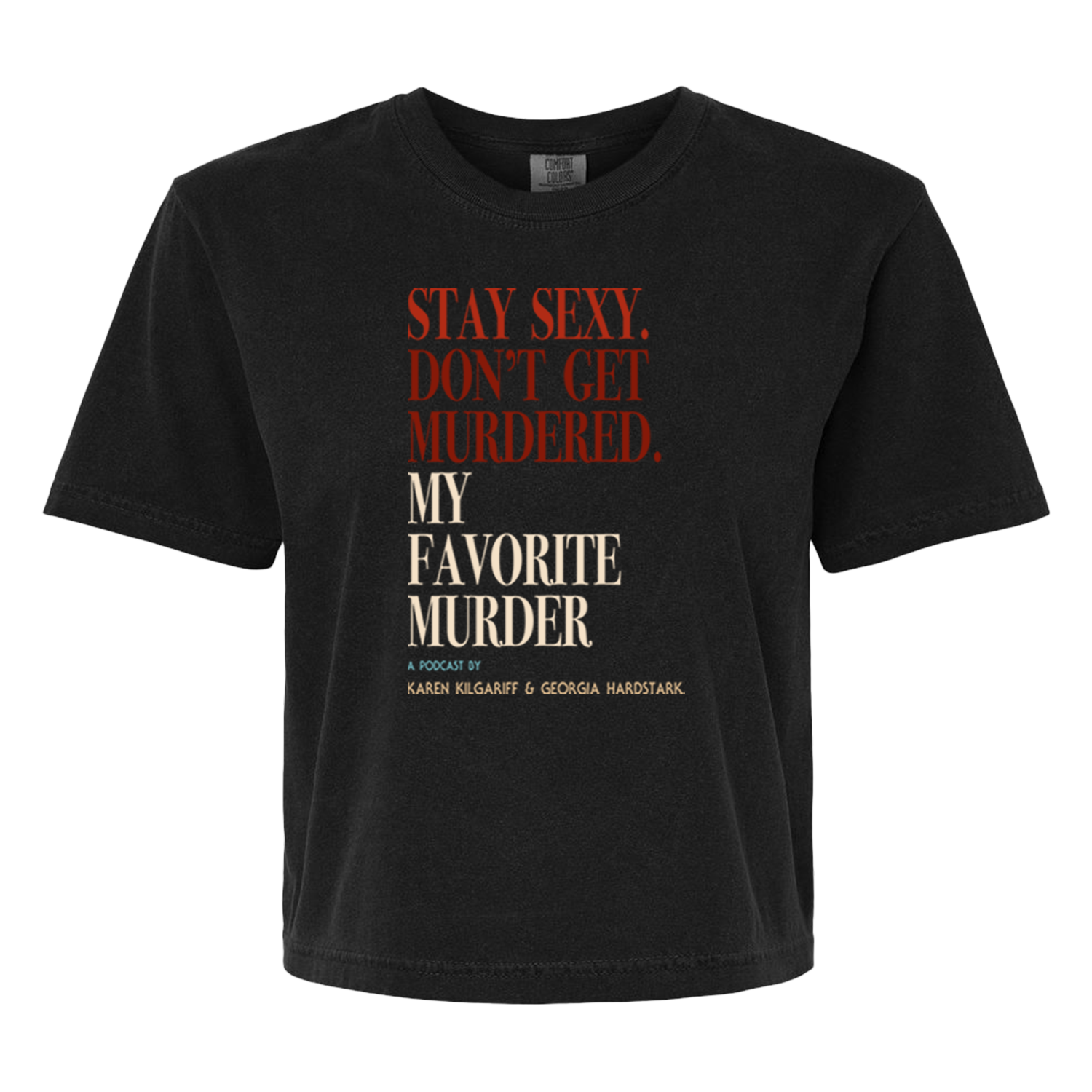 Rewind Stay Sexy Ladies Boxy T-Shirt