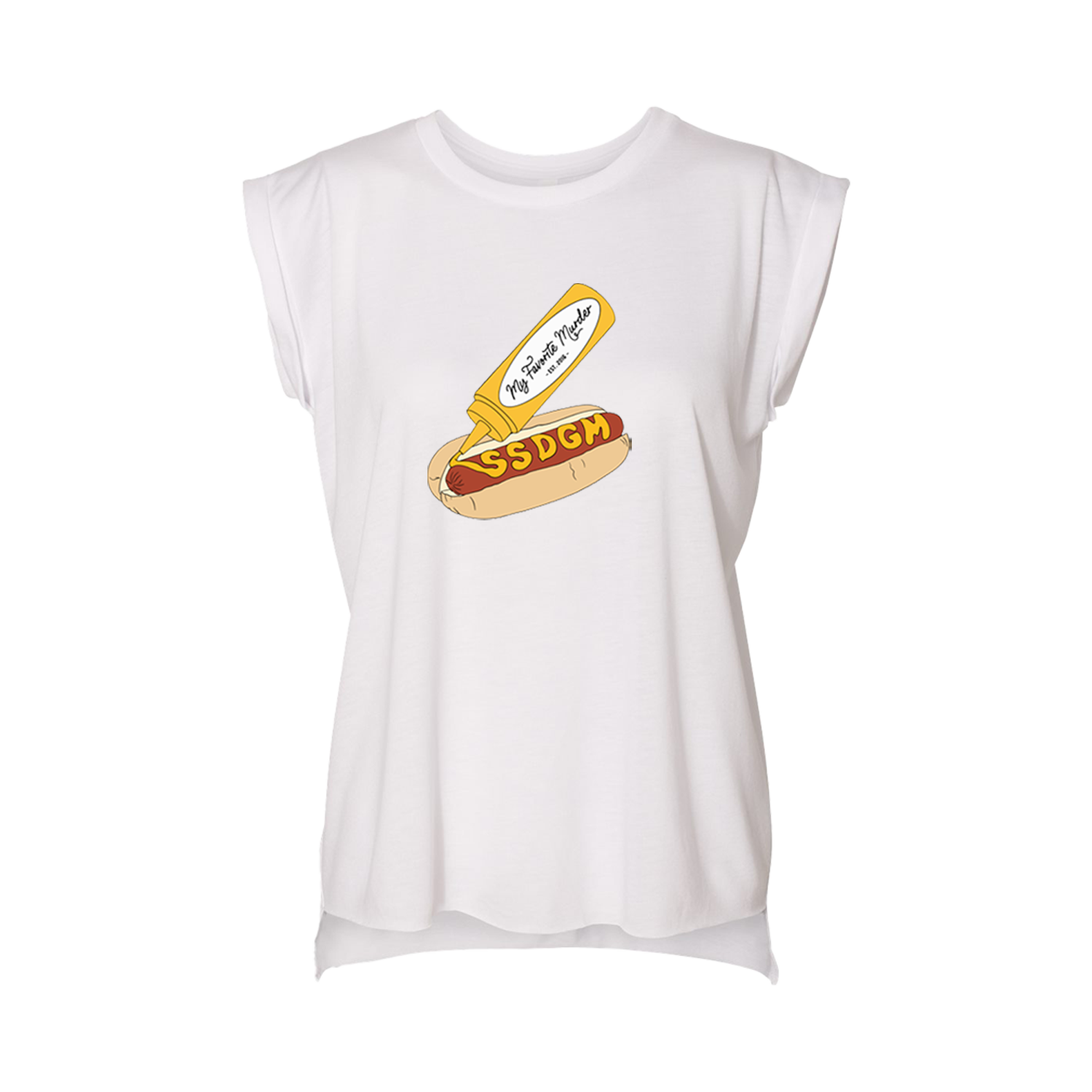 Ladies SSDGM Hot Dog Muscle T-Shirt