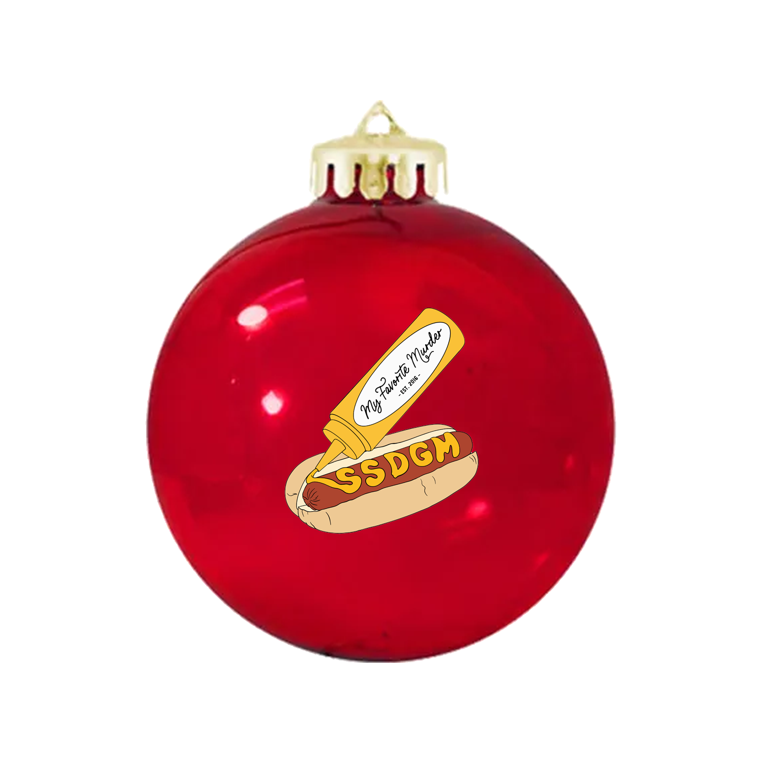 SSDGM Hot Dog Ornament