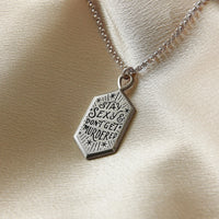 SSDGM Silver Necklace
