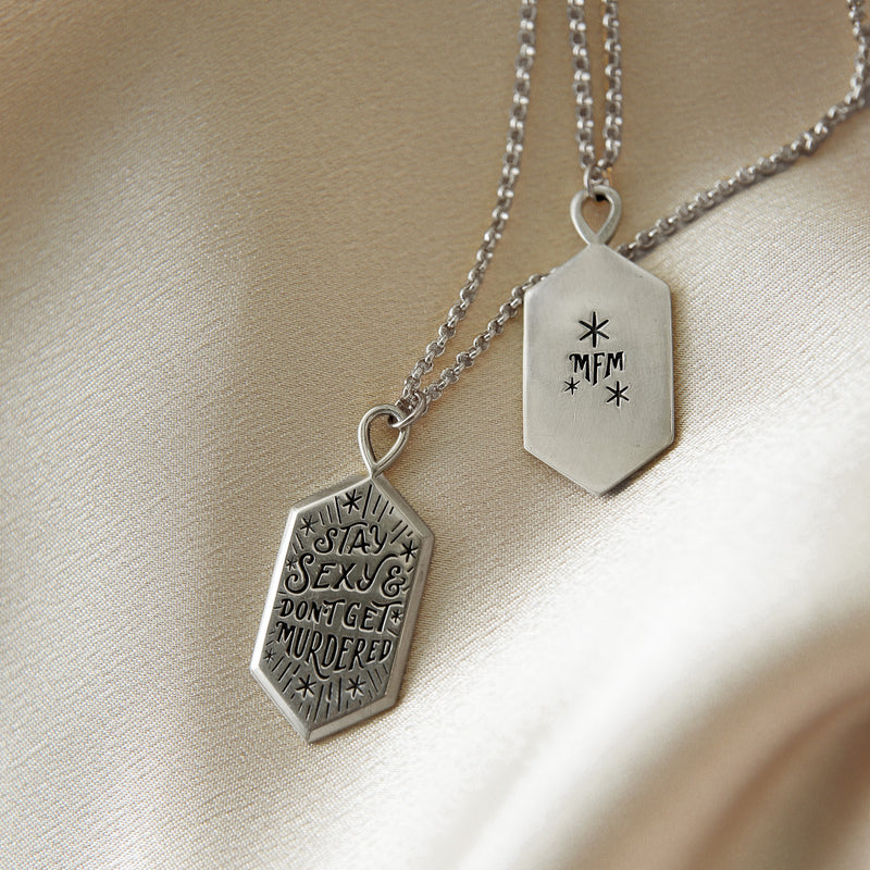 SSDGM Silver Necklace