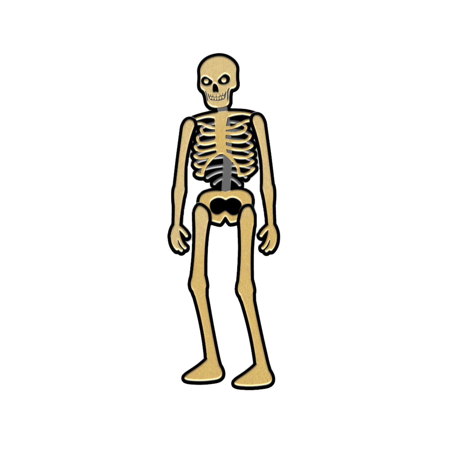 Skeleton Lapel Pin