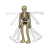 Skeleton Lapel Pin