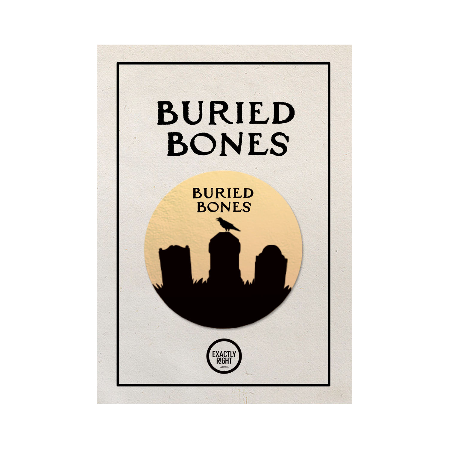 Buried Bones: Logo Pin