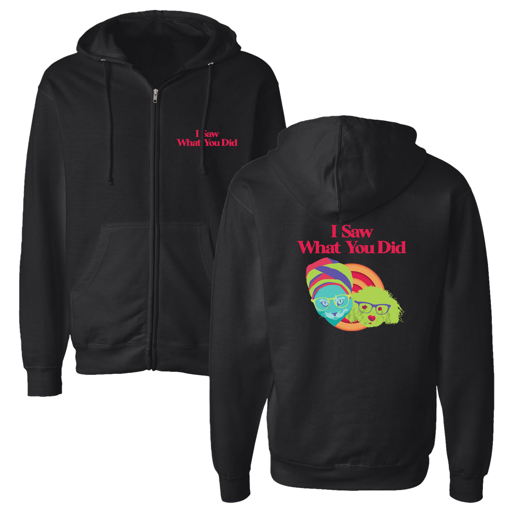 I Saw What You Did Pets Logo Zip Front Hoodie Exactly Right Media i-saw-what-you-did-pets-logo-zip-front-hoodie-exactly-right-media
