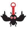 Mothman Plushie Keychain