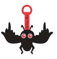 Mothman Plushie Keychain