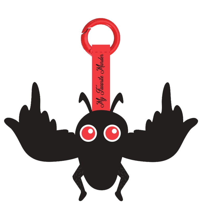 Mothman Plushie Keychain