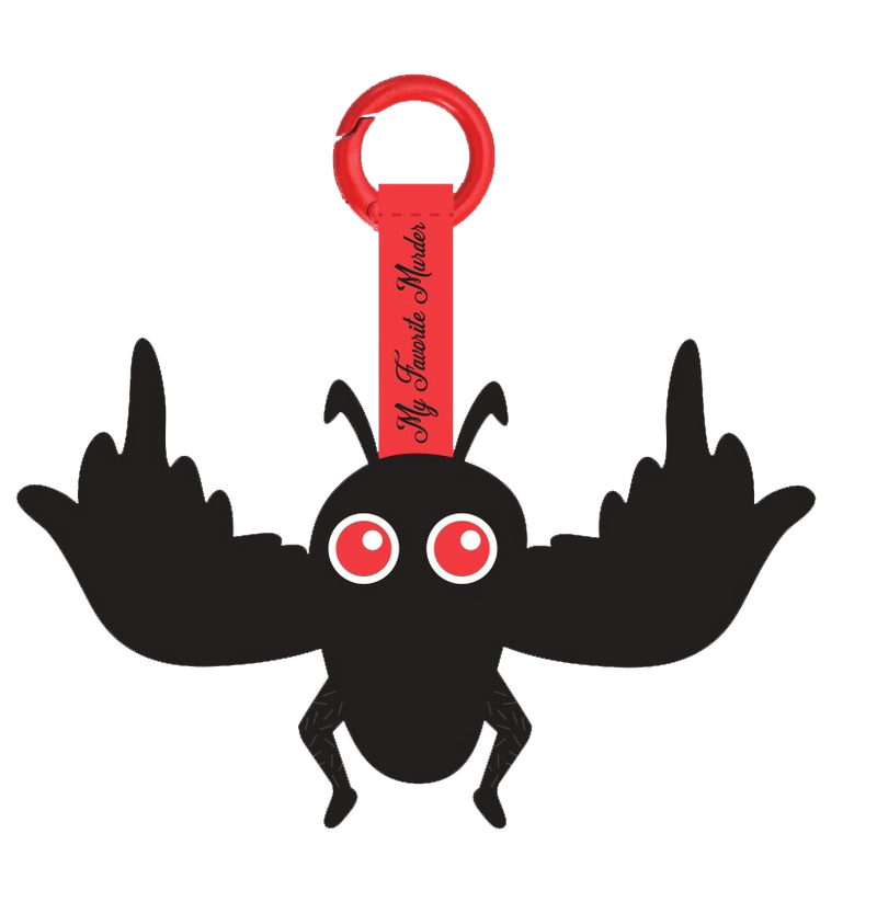 Mothman Plushie Keychain