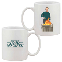 I Said No Gifts: Burning Gifts in a Garbage Can Mug