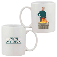 I Said No Gifts: Burning Gifts in a Garbage Can Mug